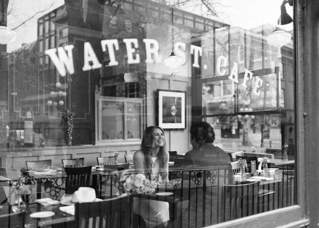 a Vancouver elopement at Water St Cafe venue 