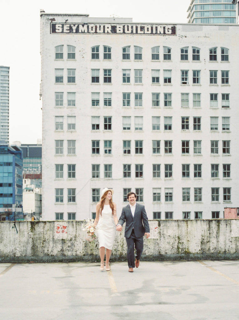 a Vancouver elopement with a city view 